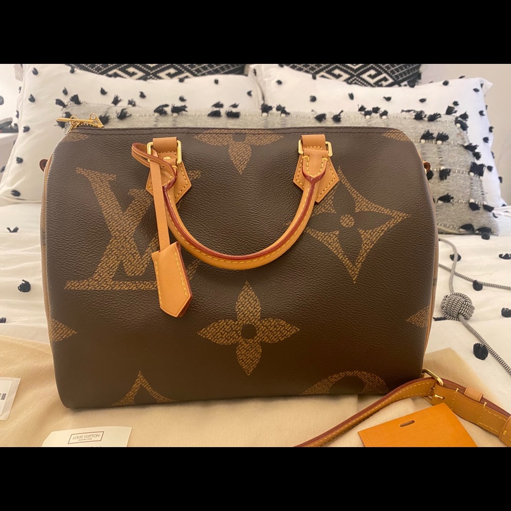 SOLD!!New Louis Vuitton Speedy Giant 30 Reverse